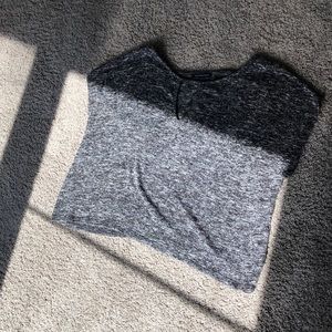 Short Sleeve black and white splashy shirt